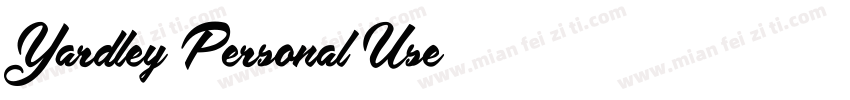 Yardley Personal Use字体转换